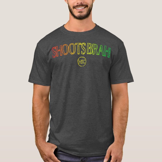 Camiseta Atira ao Brah Havaiano para a Criação de Surfs Alo (Frente)