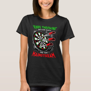 Camiseta Atirada De Faca Porque As Trevas São Muito Comuns