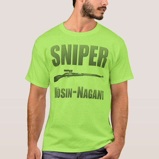Camiseta Atirador furtivo Mosin-Nagant (Frente)