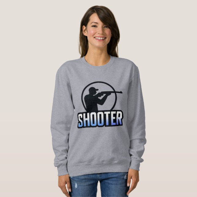 Camiseta Atirador - Marksman Silhouette Premium Design (Frente Completa)