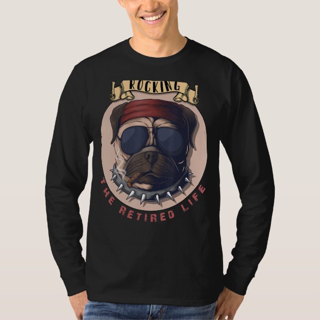 Camiseta Atirando O Aposentamento De Vida De 2022 Reformado (Frente)