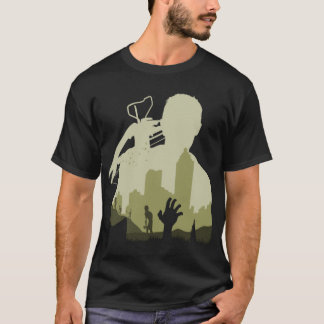 Camiseta Atirando Zombies amigos amigos