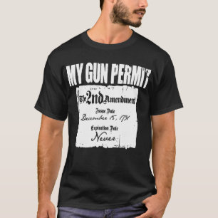 Camiseta Atire proibição engraçada Ar15 Ak4 da alteraç