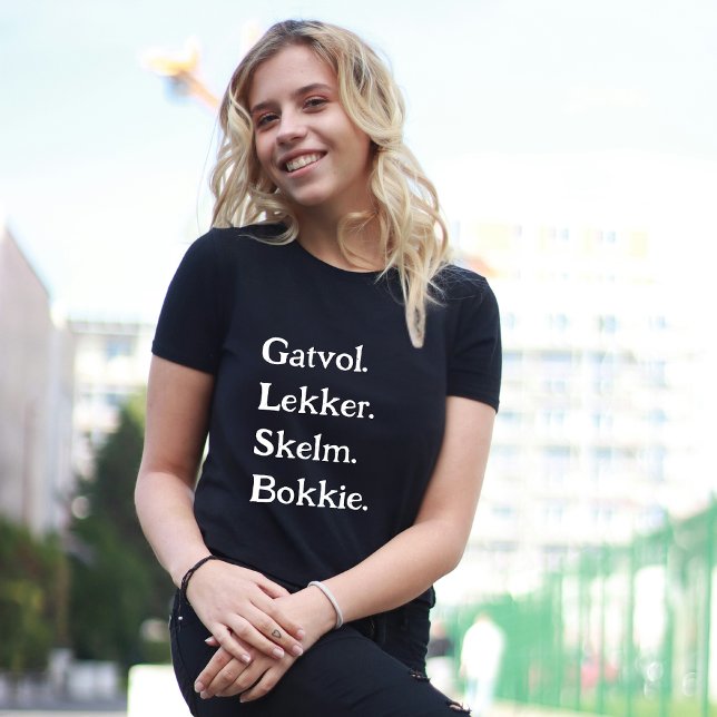 Camiseta Atitude Afrikaans (Criador carregado)