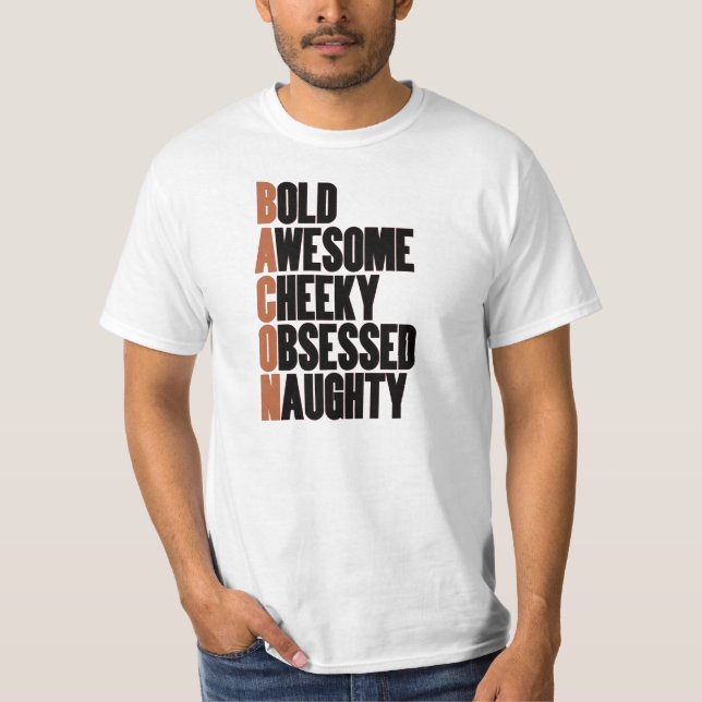 Camiseta Atitude Bacon (Frente)