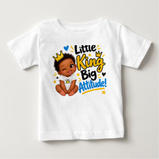 Camiseta Atitude de Bebê Real"