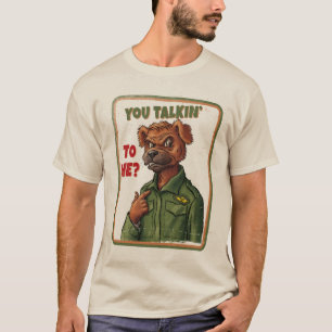 Camiseta Atitude de Cachorro Durão – Arte Animal Militar Vi