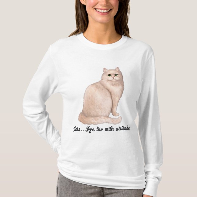 Camiseta Atitude de Cat (Frente)