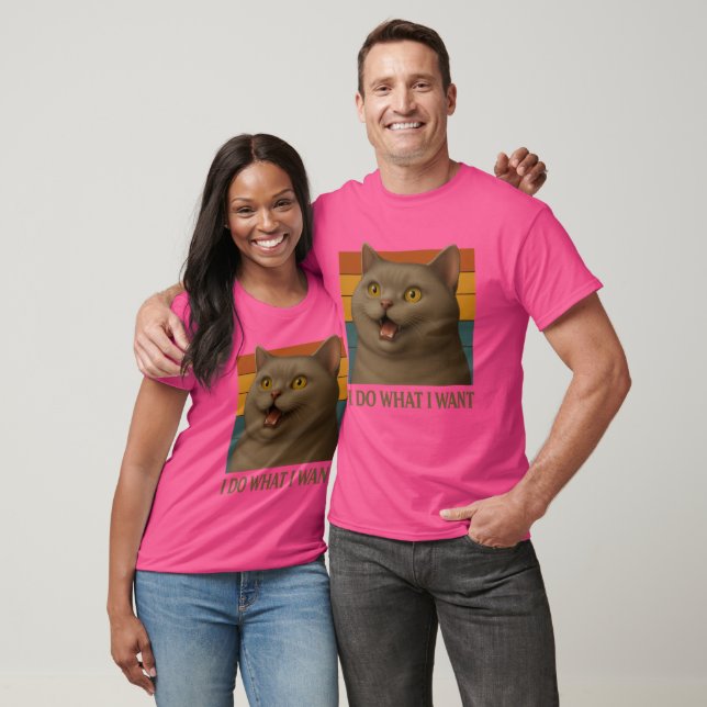 Camiseta Atitude de Cat Retroativa (Unissex)