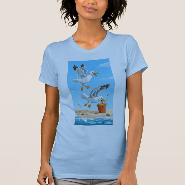 CAMISETA ATITUDE DE GAIVOTA (Frente)