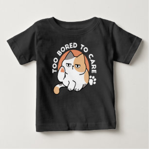 Camiseta Atitude de Gato Preguiçoso – Muito Entediado para