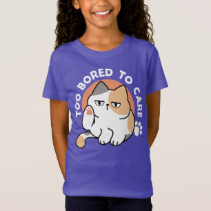 Camiseta Atitude de Gato Preguiçoso – Muito Entediado para