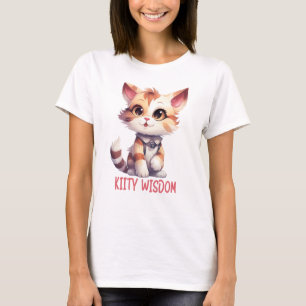 Camiseta Atitude de gato sem cuidado - Design de felino com
