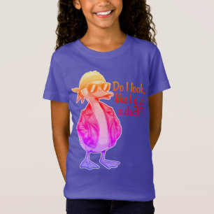 Camiseta Atitude de Pato Engraçado Citação de Humor