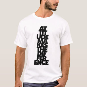 Camiseta Atitude Faz a Diferença mudança de paradigma mente