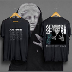 Camiseta ATITUDE Michelangelo: Estilo Gráfico David Clássic