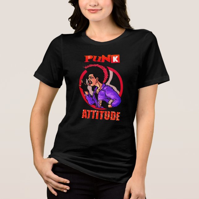 Camiseta Atitude Punk (Frente)