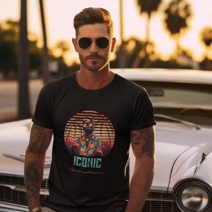 Camiseta Atitude tropical de gato do eterno