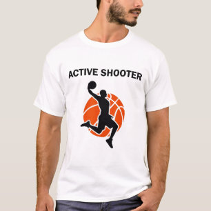 Camiseta Ativa Shooter Sketll Amigos Homens 3 Mulheres