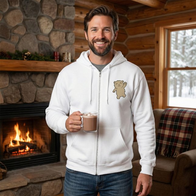 Camiseta Ativando um Urso Sorridente Adorável (Criador carregado)