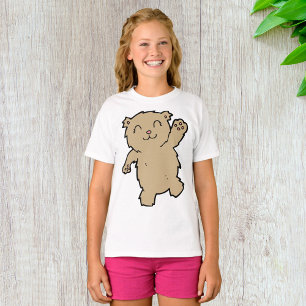 Camiseta Ativando um Urso Sorridente Adorável