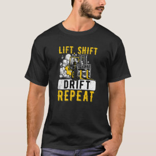 Camiseta Ativar Dissipador de Desvio Repetir o Operador de 