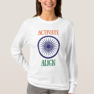 Camiseta Ativar e Alinhar Ashoka Chakra