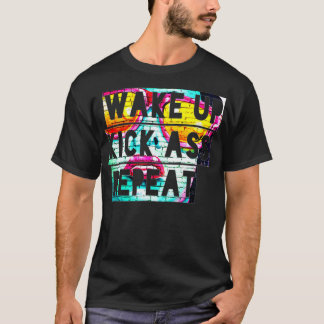 Camiseta Ativar KickAss Repetir Cotação Motivacional Eercis