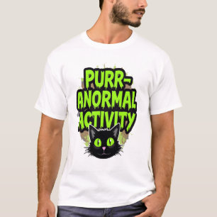 Camiseta Atividade Purr-anormal Gato