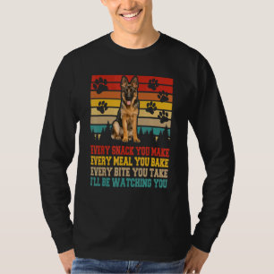 Camiseta Atividades de Cachorro german shepherd Corresponde