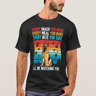 Camiseta Atividades do Cão Pastor Alemão Combinando com o C