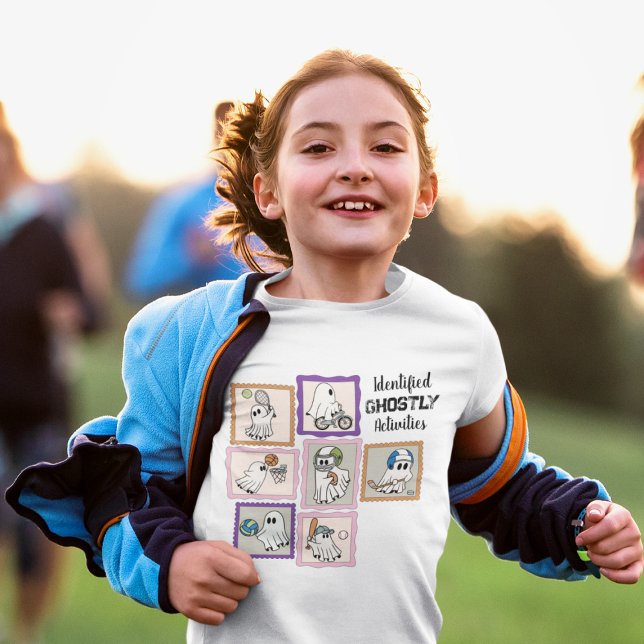 Camiseta Atividades fantasmas - Fantasmas fisicamente ativo (This item is for display purposes only to illustrate the design element. )