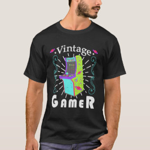Camiseta Atividades Mais Antigas Divertidas Arcade Retroati