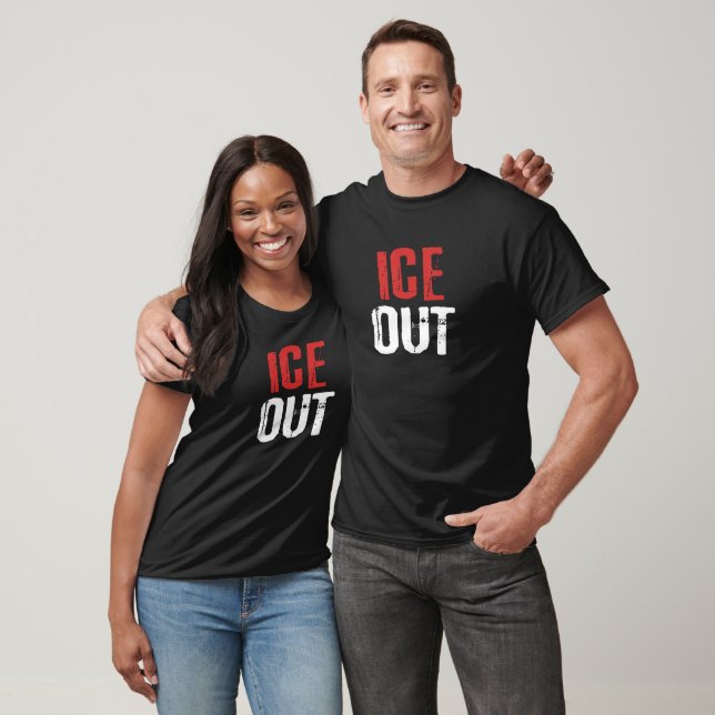 Camiseta Ativismo político contra a ICE (Unissex)