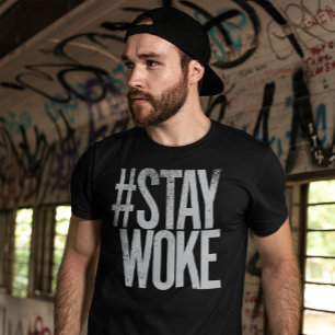 Camiseta Ativista Acordado para Mudança Social Direitos Hum