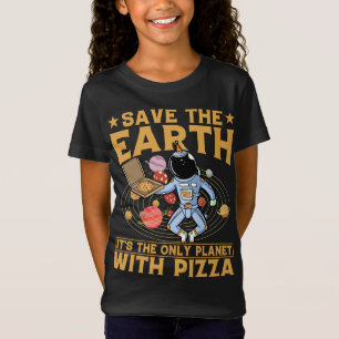 Camiseta Ativista ambiental Pizza amante Funny Quote