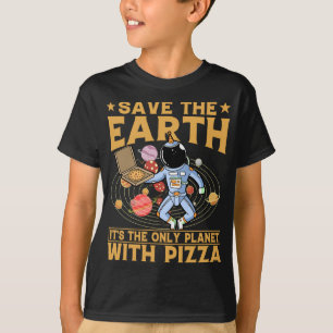 Camiseta Ativista ambiental Pizza amante Funny Quote