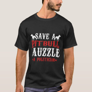 Camiseta Ativista Animal Pitbull Proprietário De Cachorro D