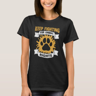 Camiseta Ativista Animal Resgata Animais Conservação Direit