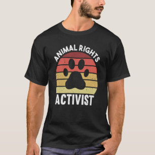 Camiseta Ativista Animal Resgata Animais Conservação Direit
