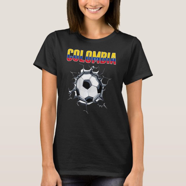Camiseta Ativistas Colombianos De Futebol - Futebol Colombi (Frente)