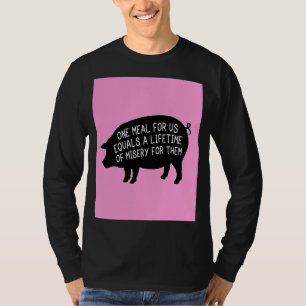 Camiseta Ativistas dos Direitos dos Animais Vegan Cruelty F