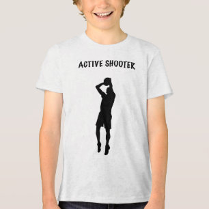 Camiseta Ativo Atirador de Basquete 6