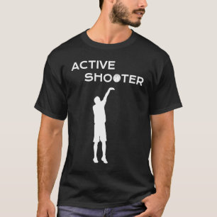 Camiseta Ativo Ativo Jogador de Basquete Ativo para Fotogra