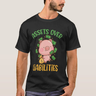Camiseta Ativos Acima das Obrigações Contador Divertido CPA