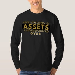 Camiseta Ativos sobre o Trends™ Build Wealth Not Hype