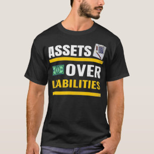 Camiseta Ativos Sobre Passivos Contabilista CPA 