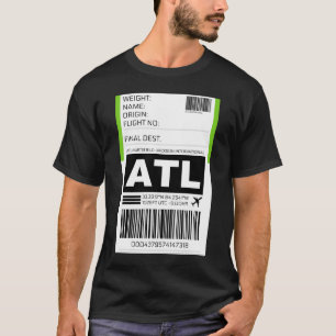 Camiseta Atl Atlanta Hartsfield-Jackson International Airpo