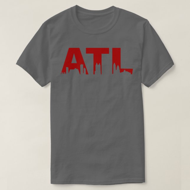 Camiseta ATL Vermelho (Frente do Design)