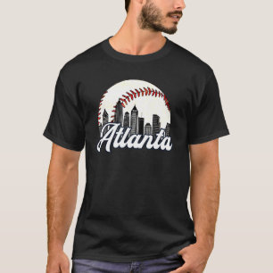 Camiseta Atlanta Baseball Skyline Atlanta Cityscape